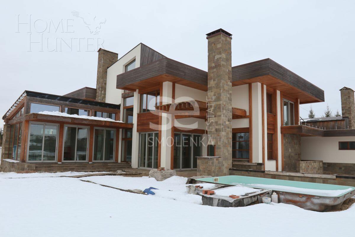 2-этажный коттедж 520 м² без отделки