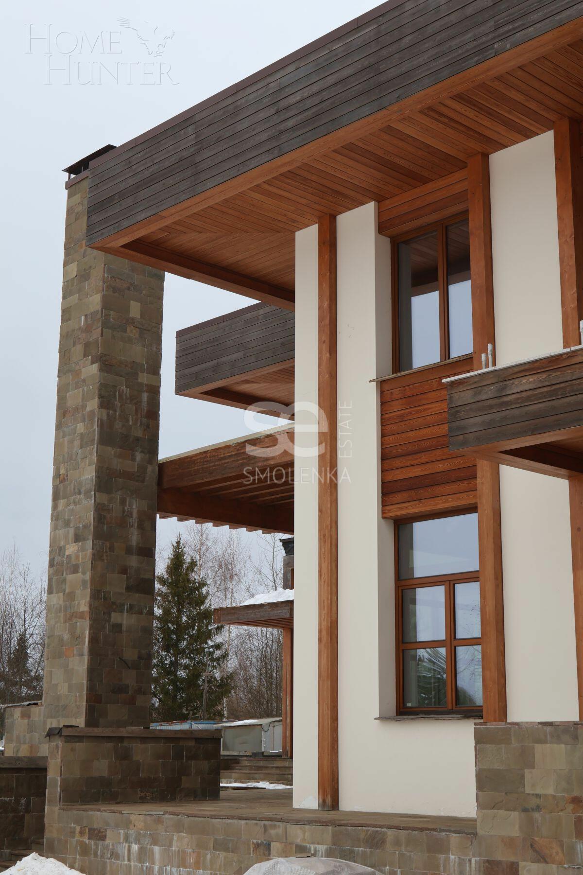 2-этажный коттедж 520 м² без отделки