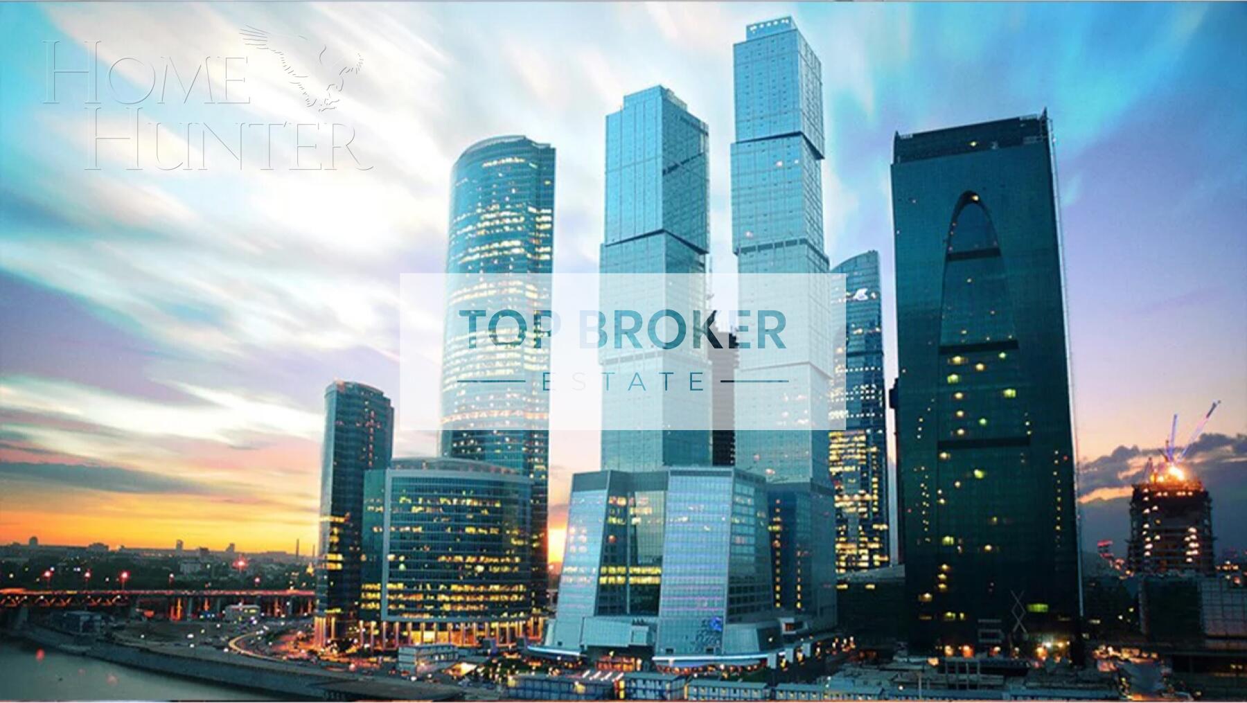 2-УРОВНЕВЫЙ ПЕНТХАУС БЕЗ ОТДЕЛКИ 320 М² НА 63 ЭТАЖЕ