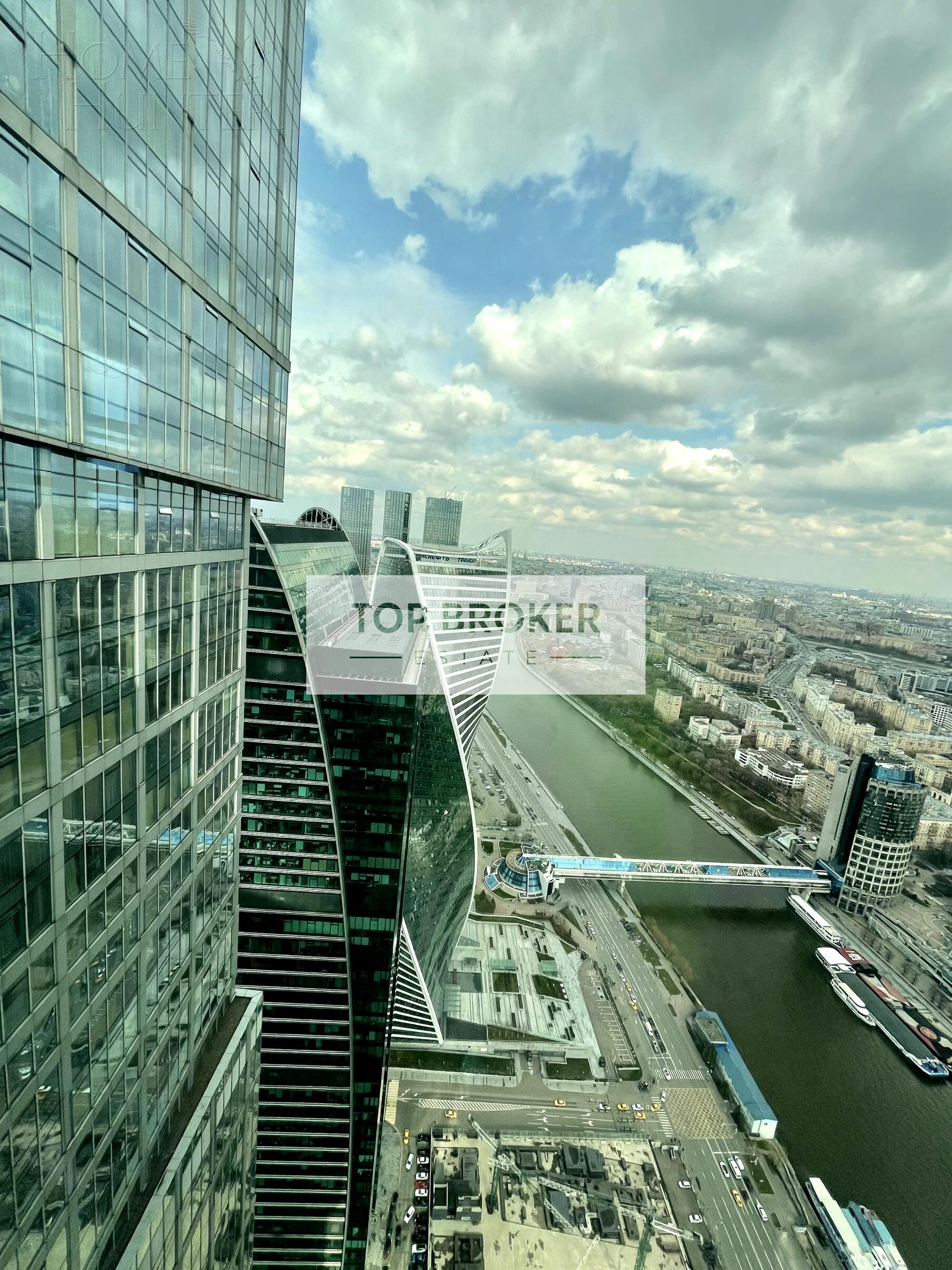 2-УРОВНЕВЫЙ ПЕНТХАУС БЕЗ ОТДЕЛКИ 320 М² НА 63 ЭТАЖЕ