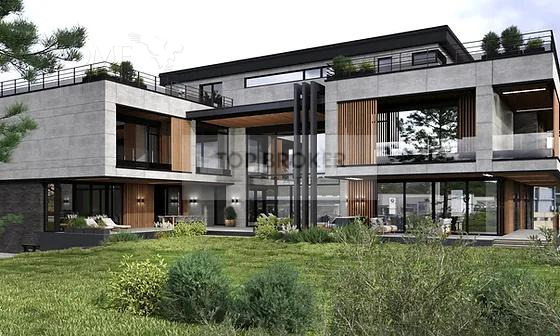 2-этажный коттедж 1 700 м² без отделки