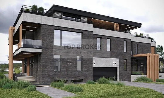 2-этажный коттедж 1 700 м² без отделки