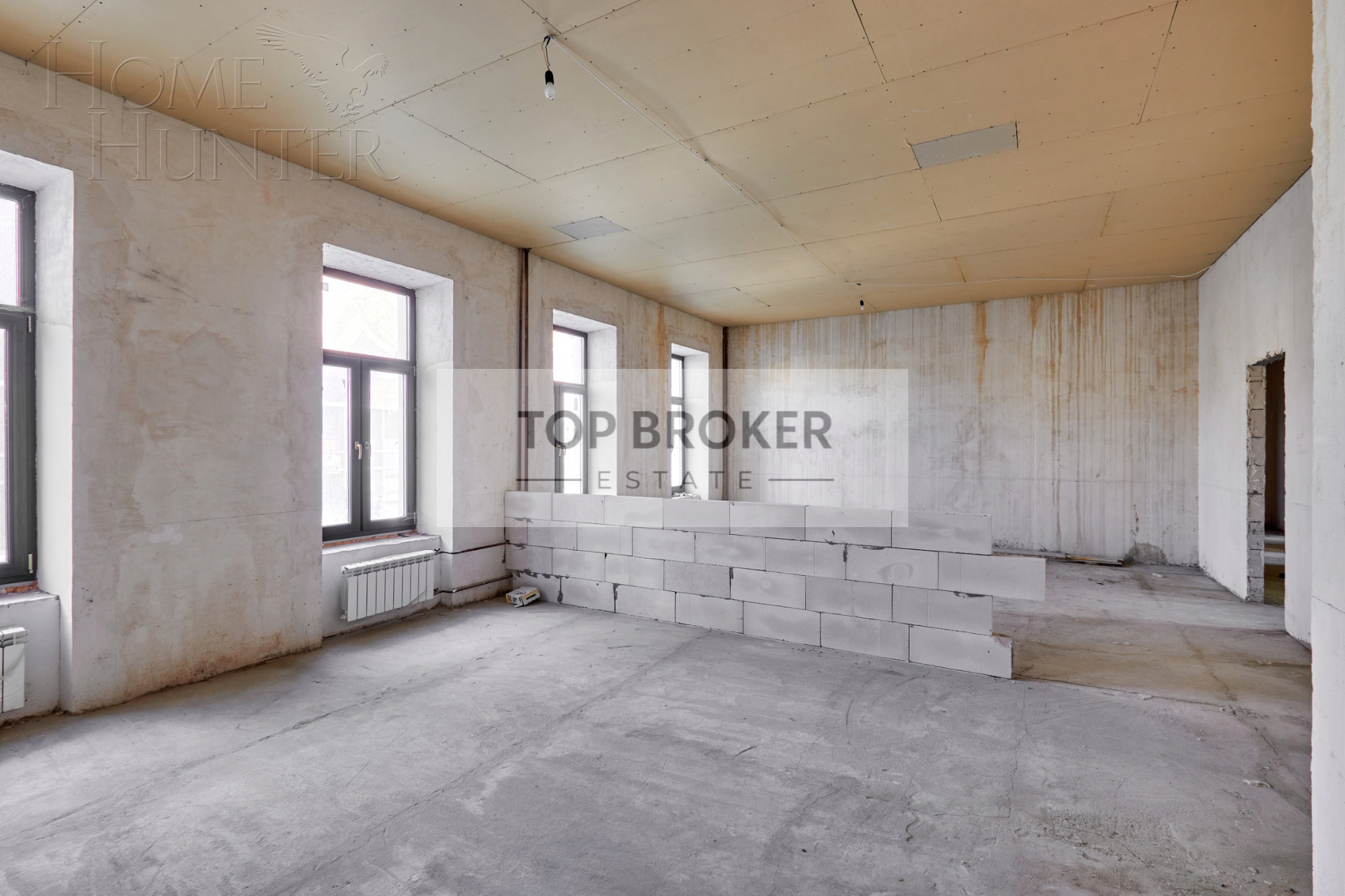 6-КОМН. КВАРТИРА БЕЗ ОТДЕЛКИ 191.7 М² НА 2 ЭТАЖЕ