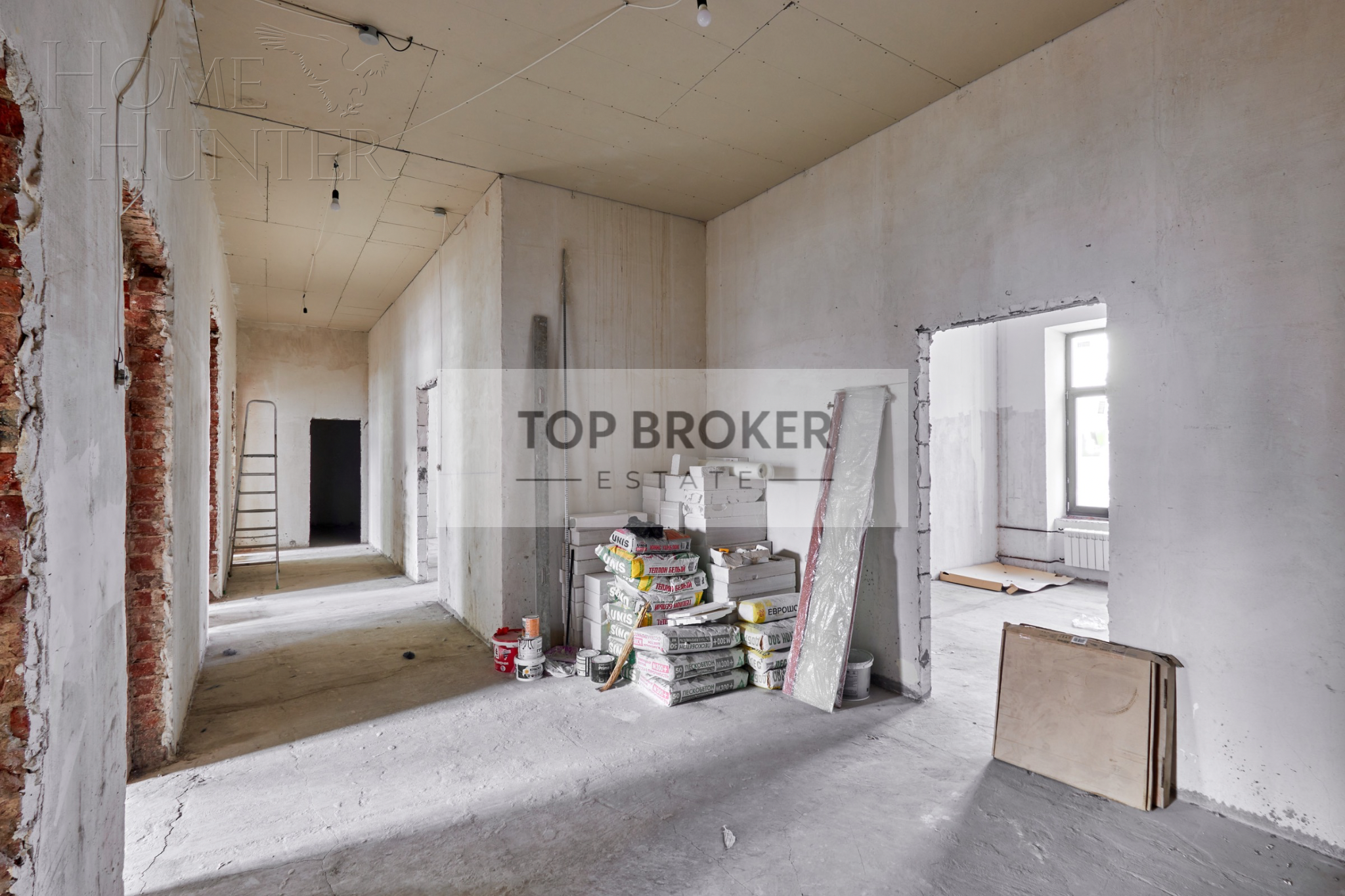 6-КОМН. КВАРТИРА БЕЗ ОТДЕЛКИ 191.7 М² НА 2 ЭТАЖЕ