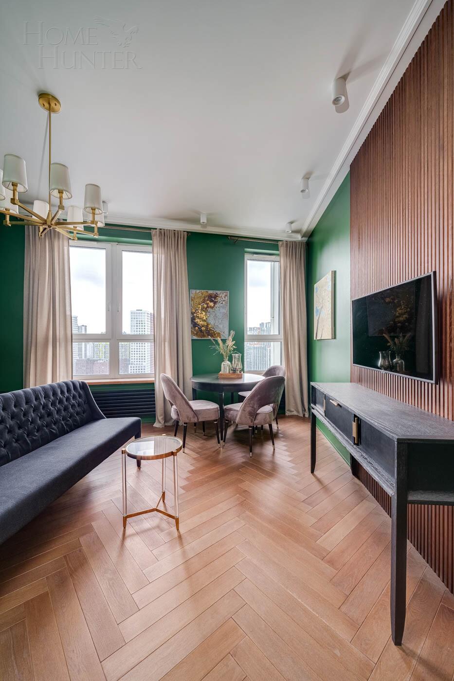 1-КОМН. АПАРТАМЕНТЫ С ОТДЕЛКОЙ 32.8 М² НА 15 ЭТАЖЕ