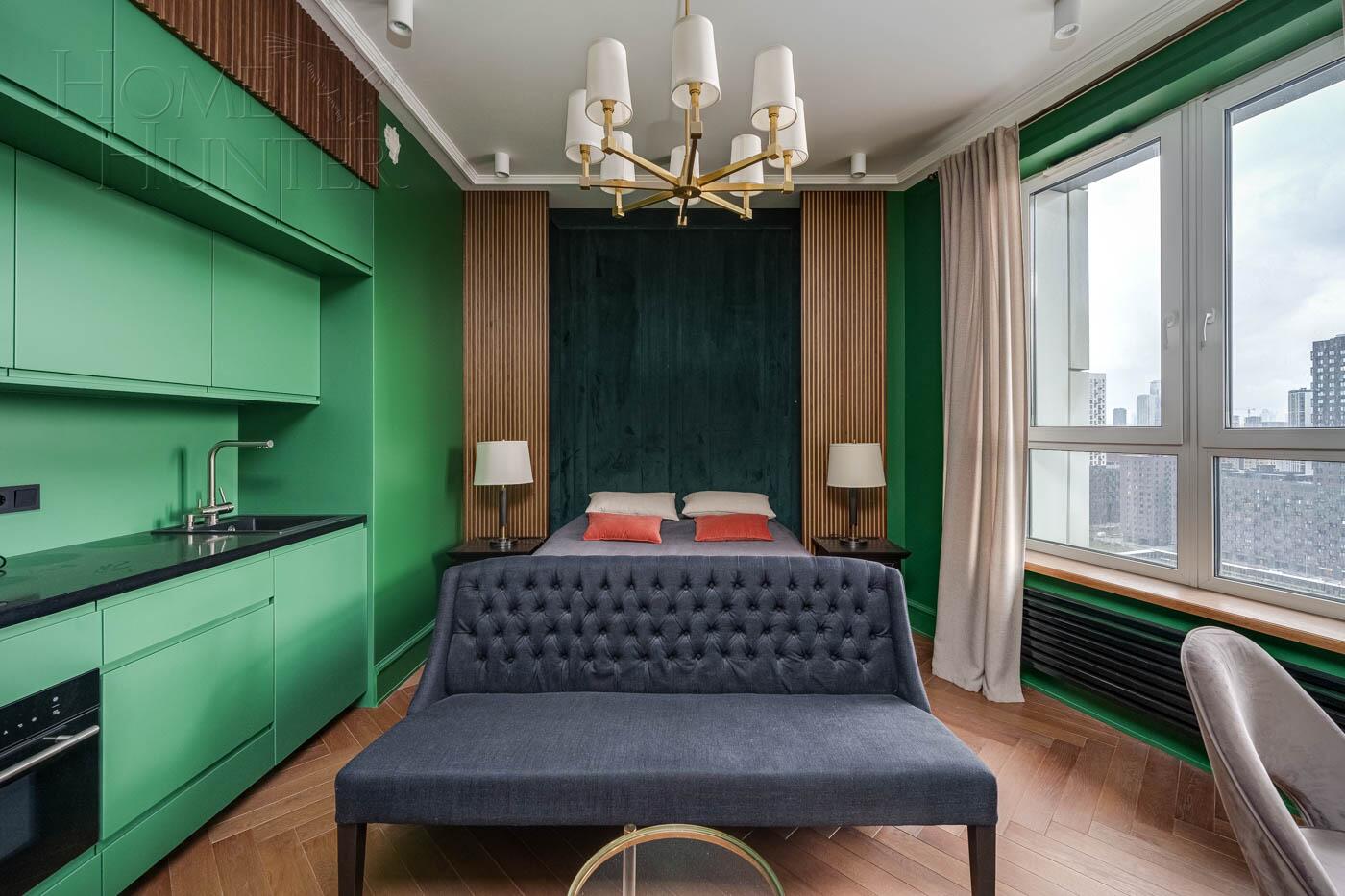 1-КОМН. АПАРТАМЕНТЫ С ОТДЕЛКОЙ 32.8 М² НА 15 ЭТАЖЕ