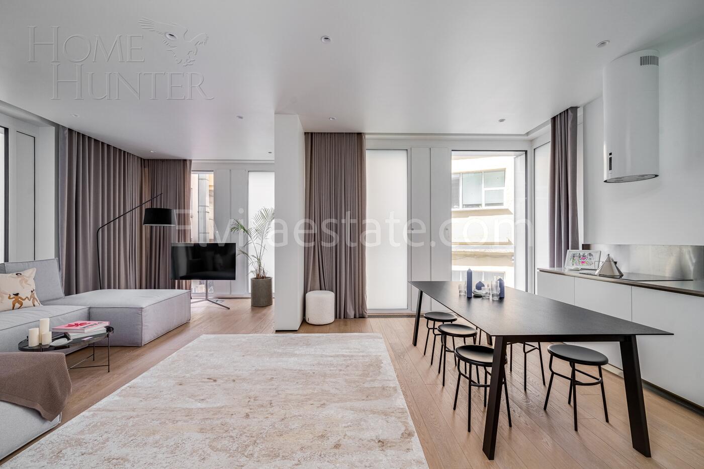 2-КОМН. АПАРТАМЕНТЫ С ОТДЕЛКОЙ 80.6 М² НА 7 ЭТАЖЕ