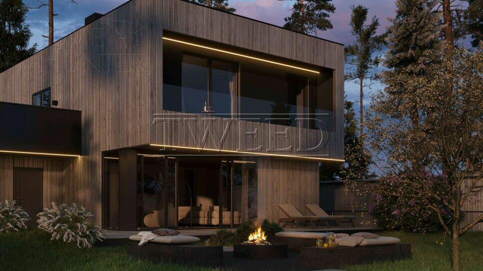 2-этажный коттедж 485 м² без отделки