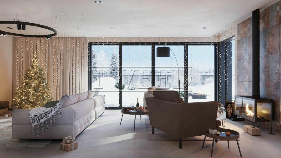 2-этажный коттедж 485 м² без отделки