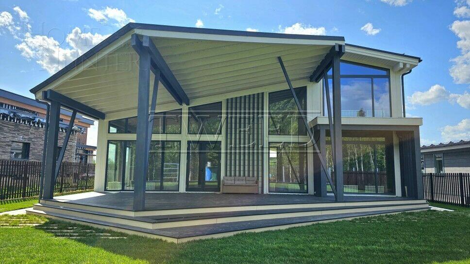 2-этажный коттедж 450 м² с отделкой