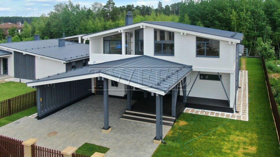 2-этажный коттедж 450 м² с отделкой