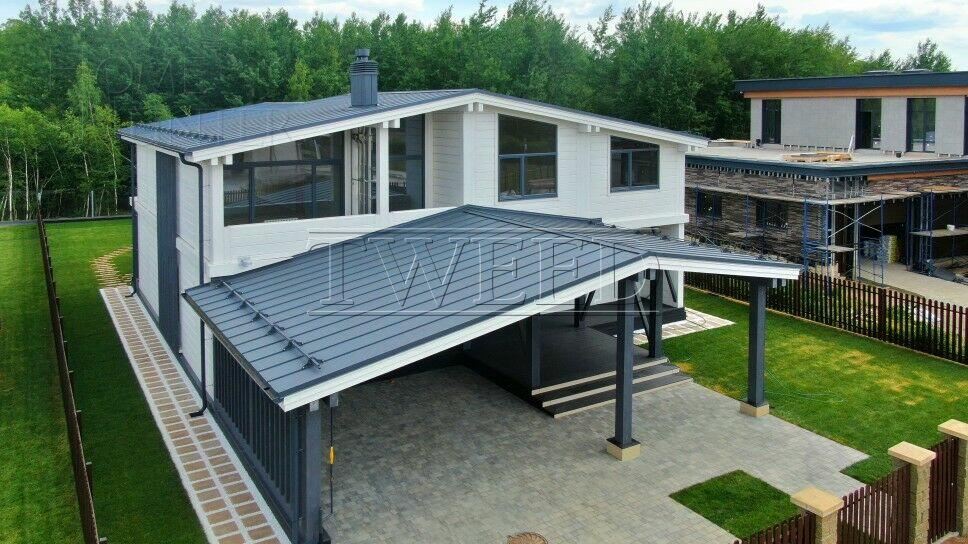 2-этажный коттедж 450 м² с отделкой