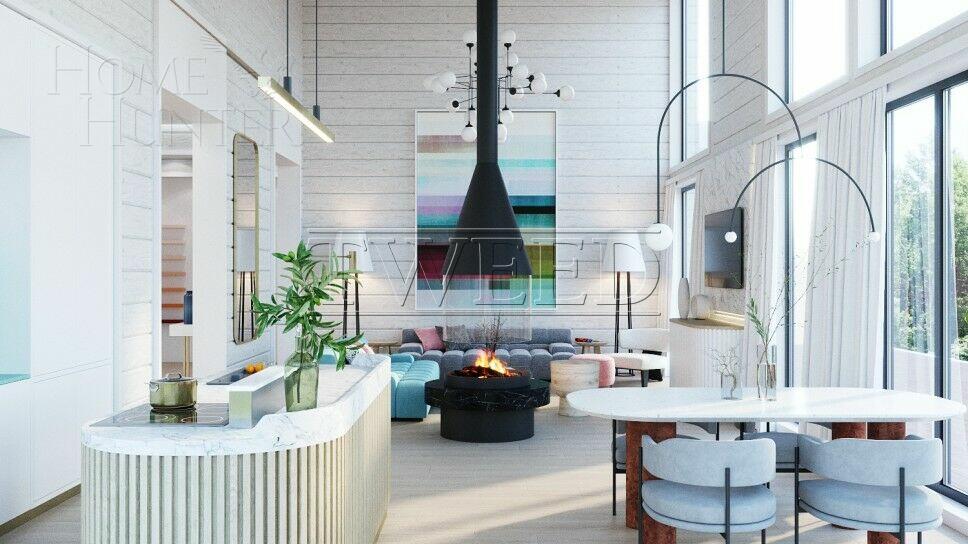 2-этажный коттедж 450 м² с отделкой