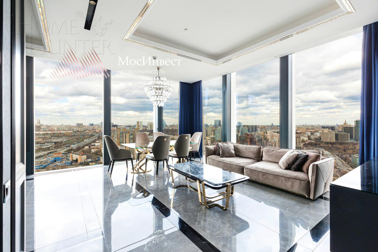 3-КОМН. АПАРТАМЕНТЫ С ОТДЕЛКОЙ 96.5 М² НА 25 ЭТАЖЕ