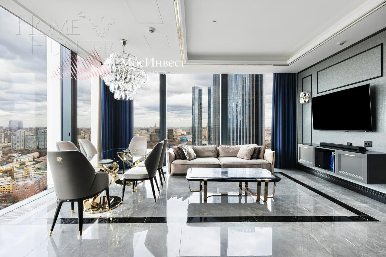 3-КОМН. АПАРТАМЕНТЫ С ОТДЕЛКОЙ 96.5 М² НА 25 ЭТАЖЕ