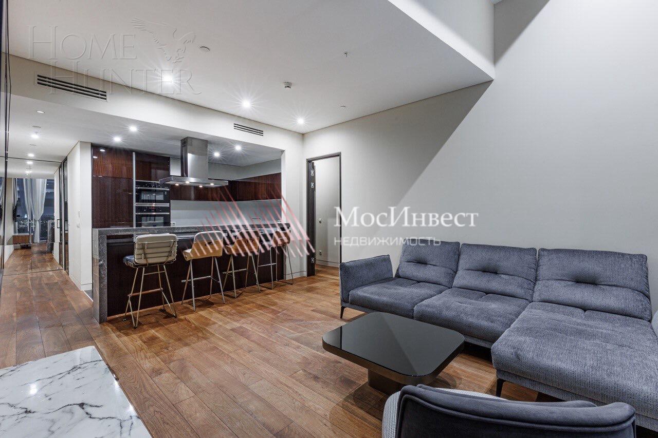 2-КОМН. АПАРТАМЕНТЫ С ОТДЕЛКОЙ 90 М² НА 45 ЭТАЖЕ