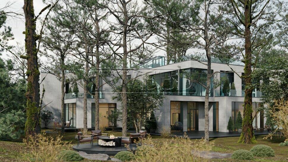 2-этажный коттедж 2 500 м² без отделки