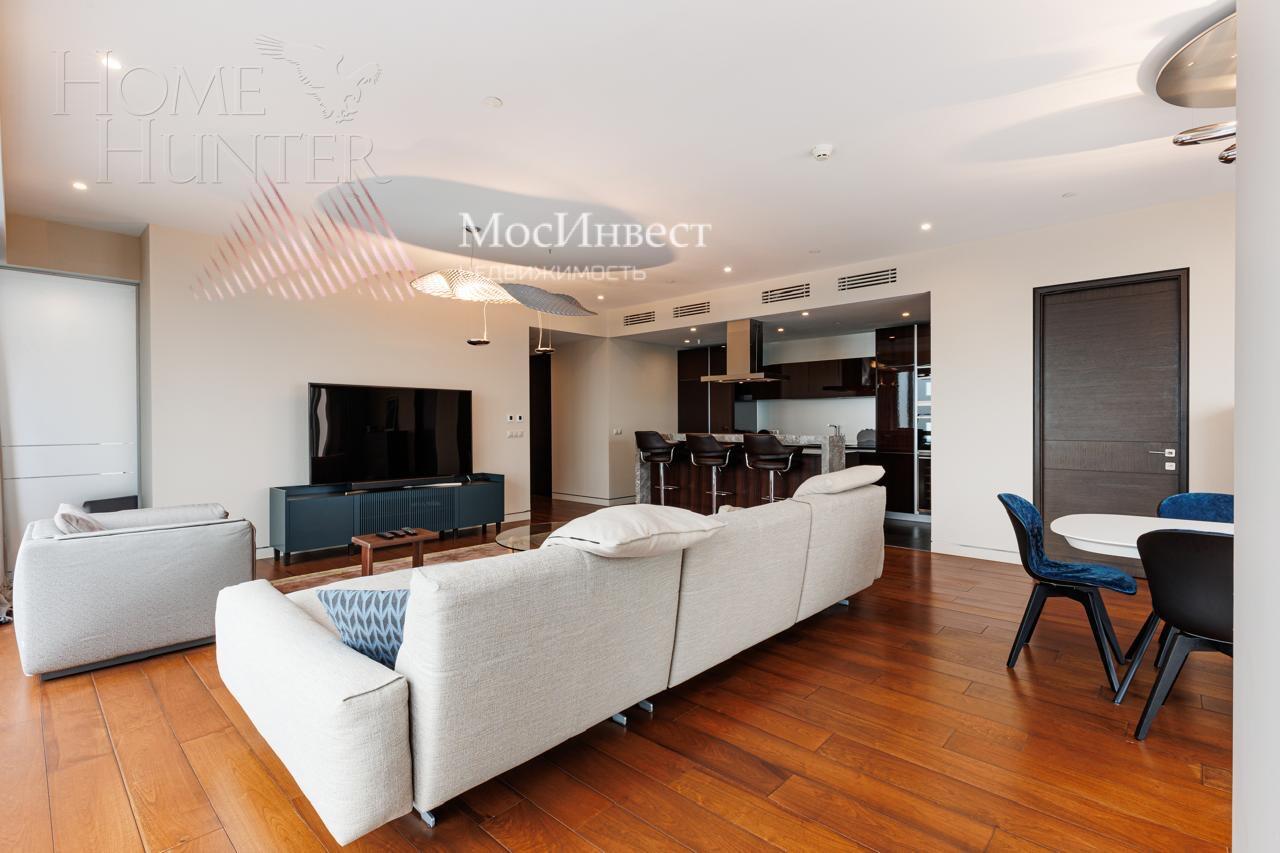 3-КОМН. АПАРТАМЕНТЫ С ОТДЕЛКОЙ 166.7 М² НА 49 ЭТАЖЕ