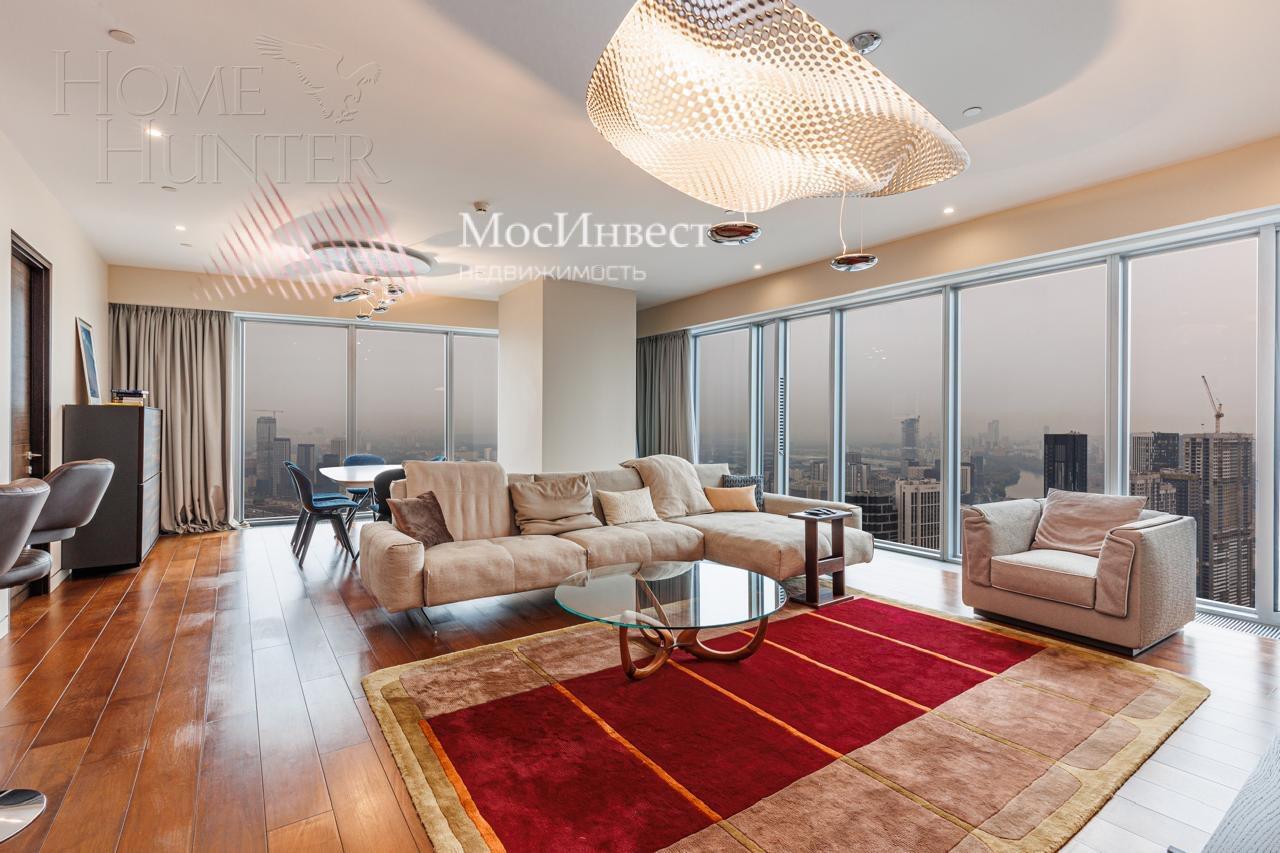 3-КОМН. АПАРТАМЕНТЫ С ОТДЕЛКОЙ 166.7 М² НА 49 ЭТАЖЕ