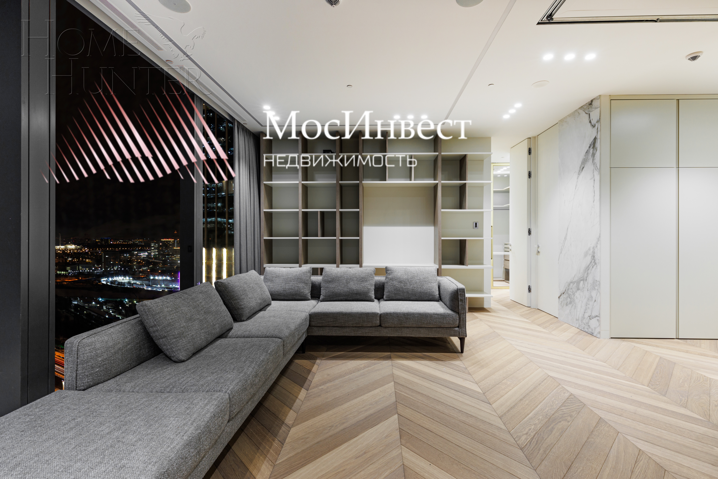 2-КОМН. АПАРТАМЕНТЫ С ОТДЕЛКОЙ 100 М² НА 32 ЭТАЖЕ