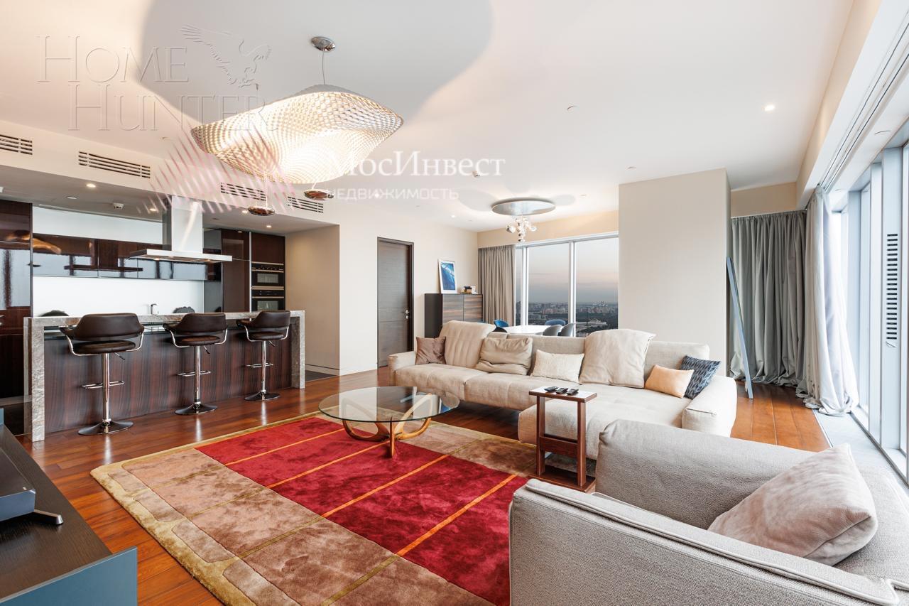 3-КОМН. АПАРТАМЕНТЫ С ОТДЕЛКОЙ 166.7 М² НА 49 ЭТАЖЕ