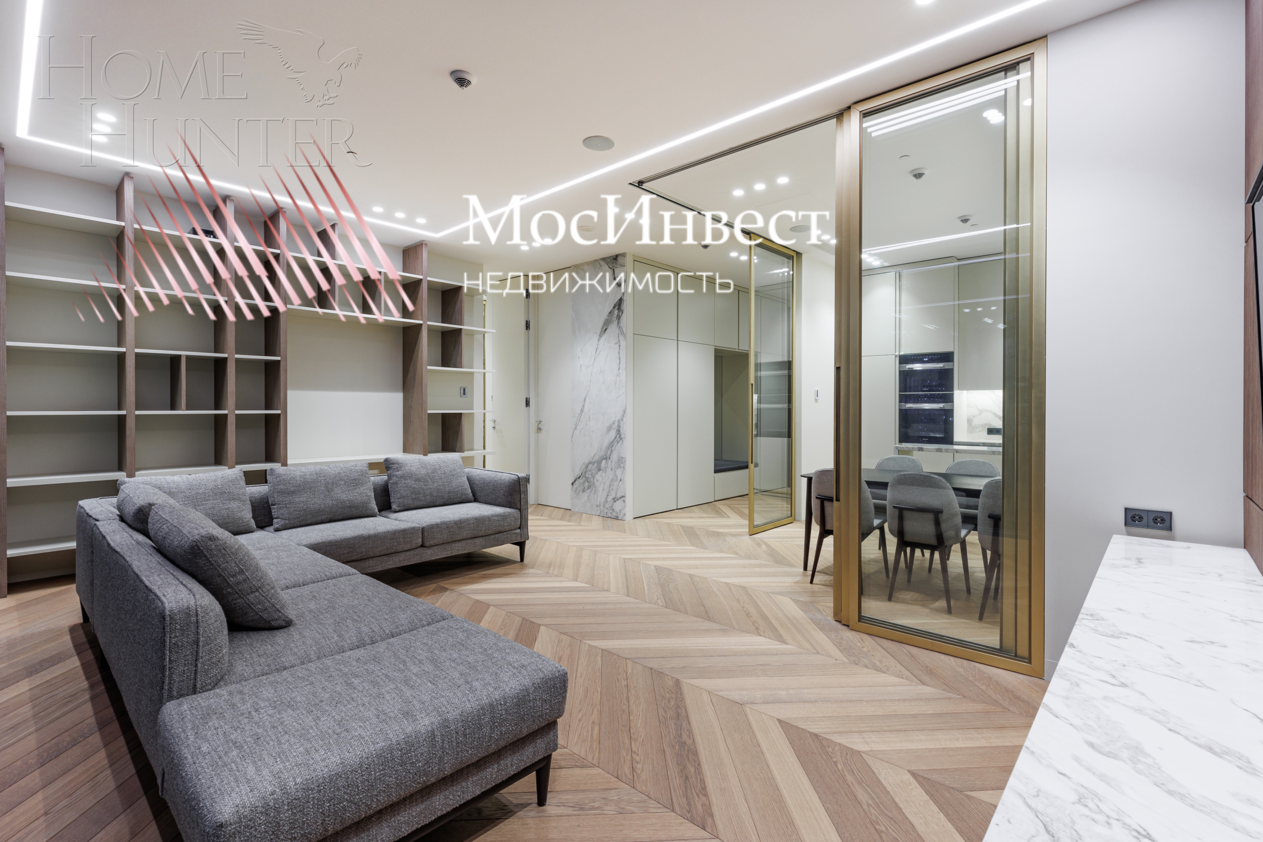 2-КОМН. АПАРТАМЕНТЫ С ОТДЕЛКОЙ 100 М² НА 32 ЭТАЖЕ