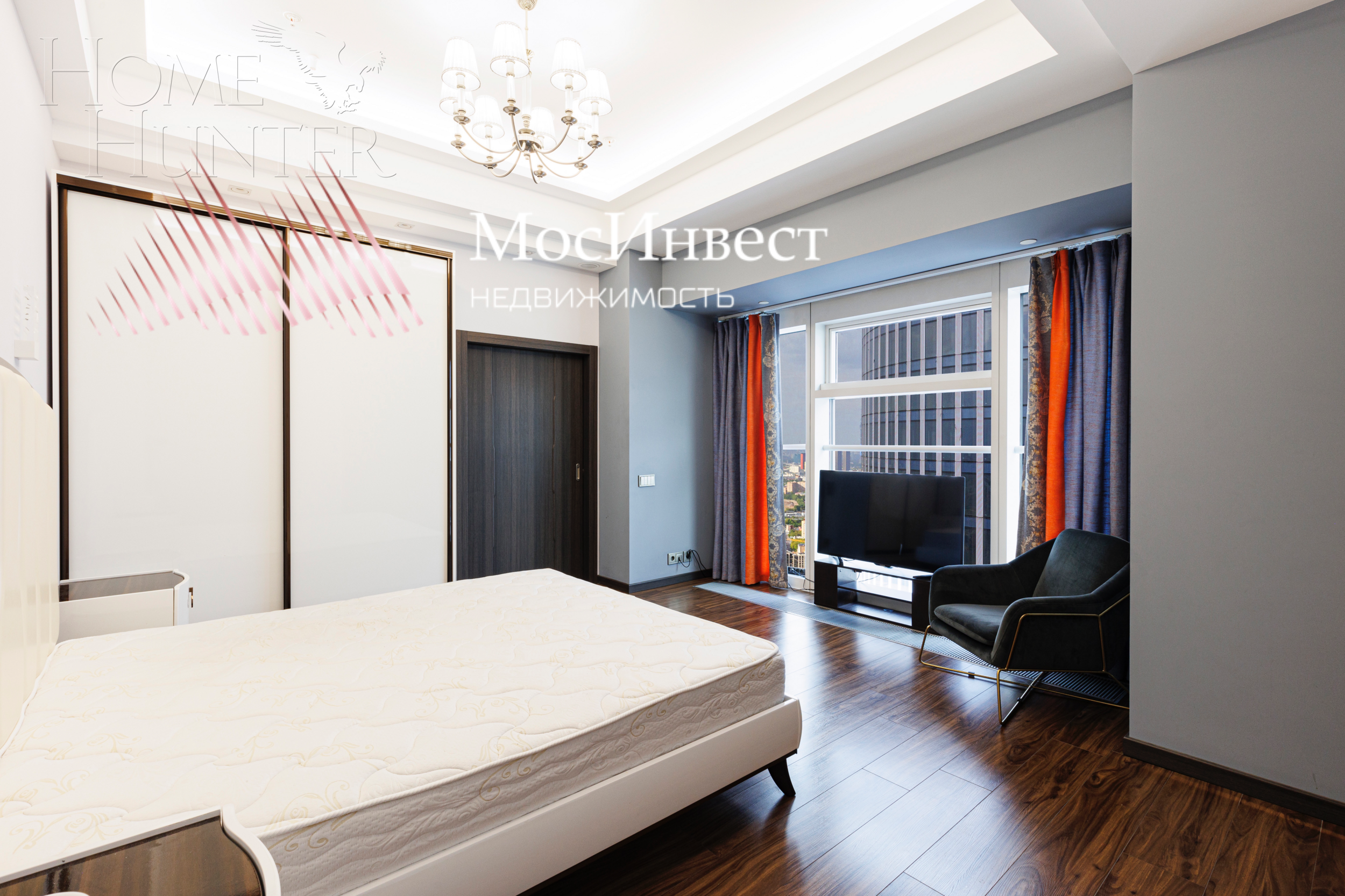 2-КОМН. АПАРТАМЕНТЫ С ОТДЕЛКОЙ 98.5 М² НА 55 ЭТАЖЕ