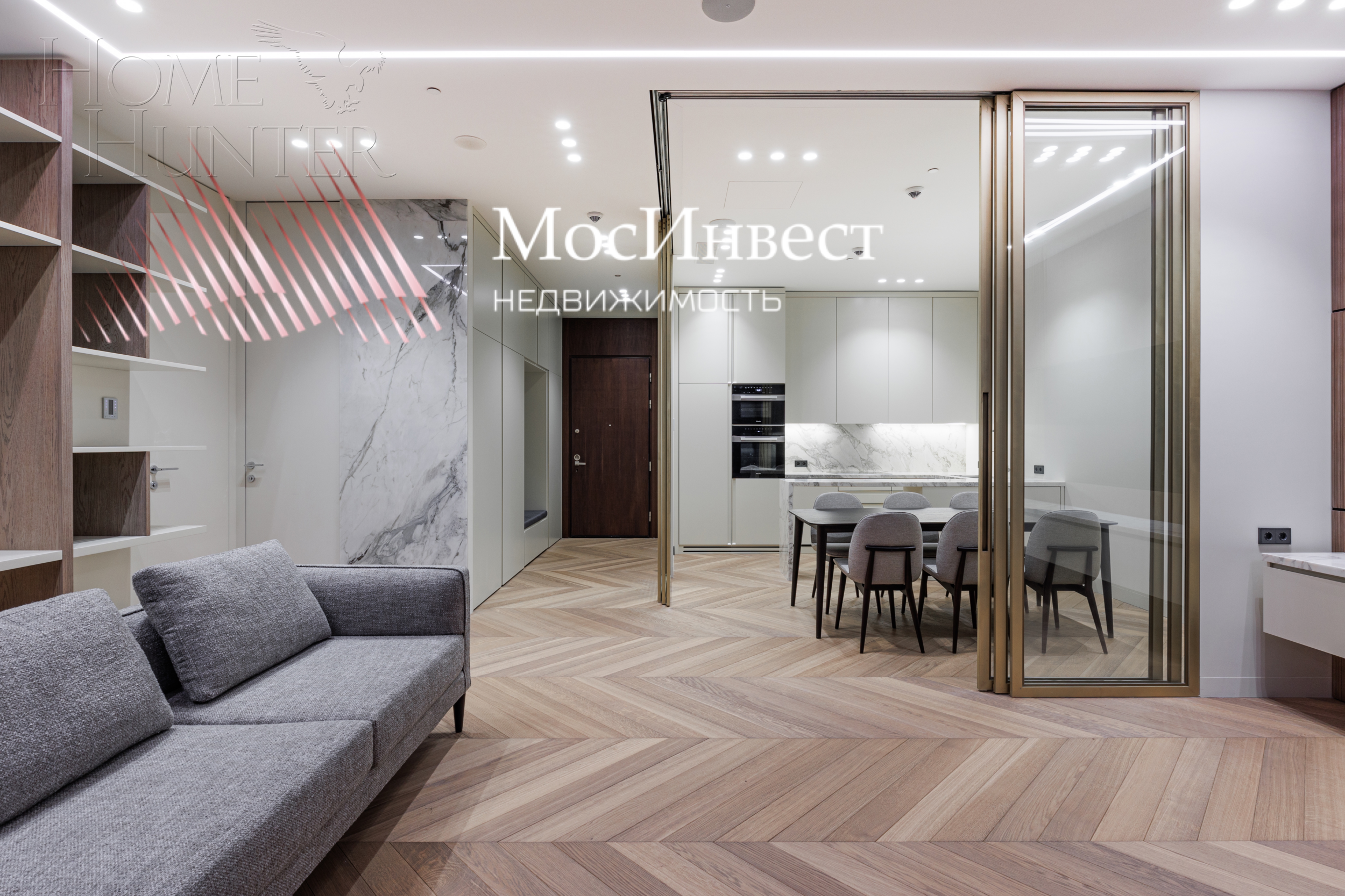 2-КОМН. АПАРТАМЕНТЫ С ОТДЕЛКОЙ 100 М² НА 32 ЭТАЖЕ