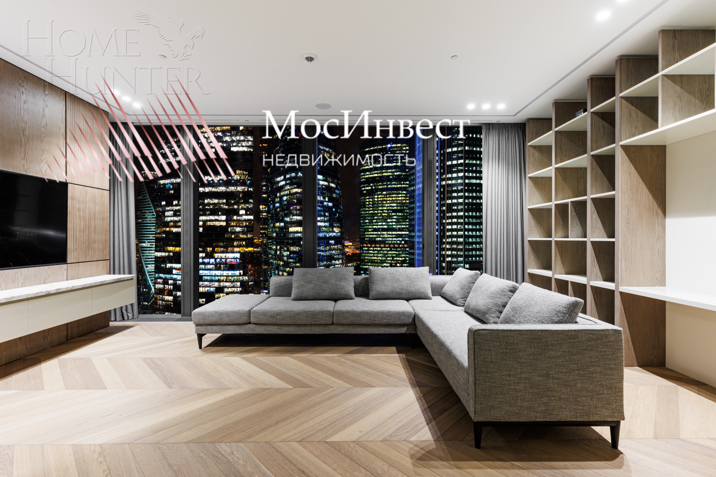 2-КОМН. АПАРТАМЕНТЫ С ОТДЕЛКОЙ 100 М² НА 32 ЭТАЖЕ