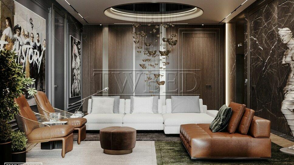 2-этажный коттедж 1 045 м² без отделки