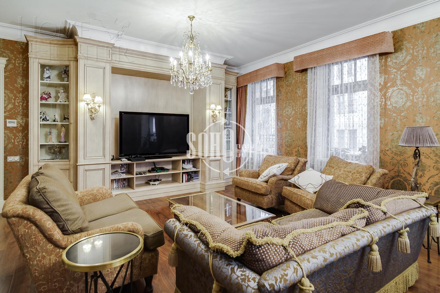 5-КОМН. КВАРТИРА С ОТДЕЛКОЙ 240 М² НА 3 ЭТАЖЕ