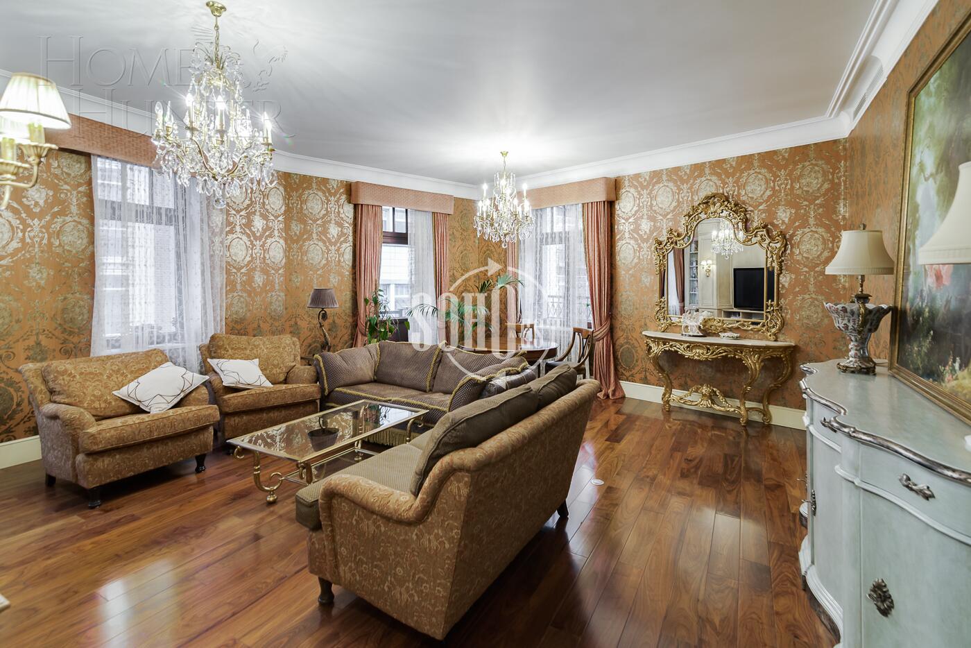 5-КОМН. КВАРТИРА С ОТДЕЛКОЙ 240 М² НА 3 ЭТАЖЕ