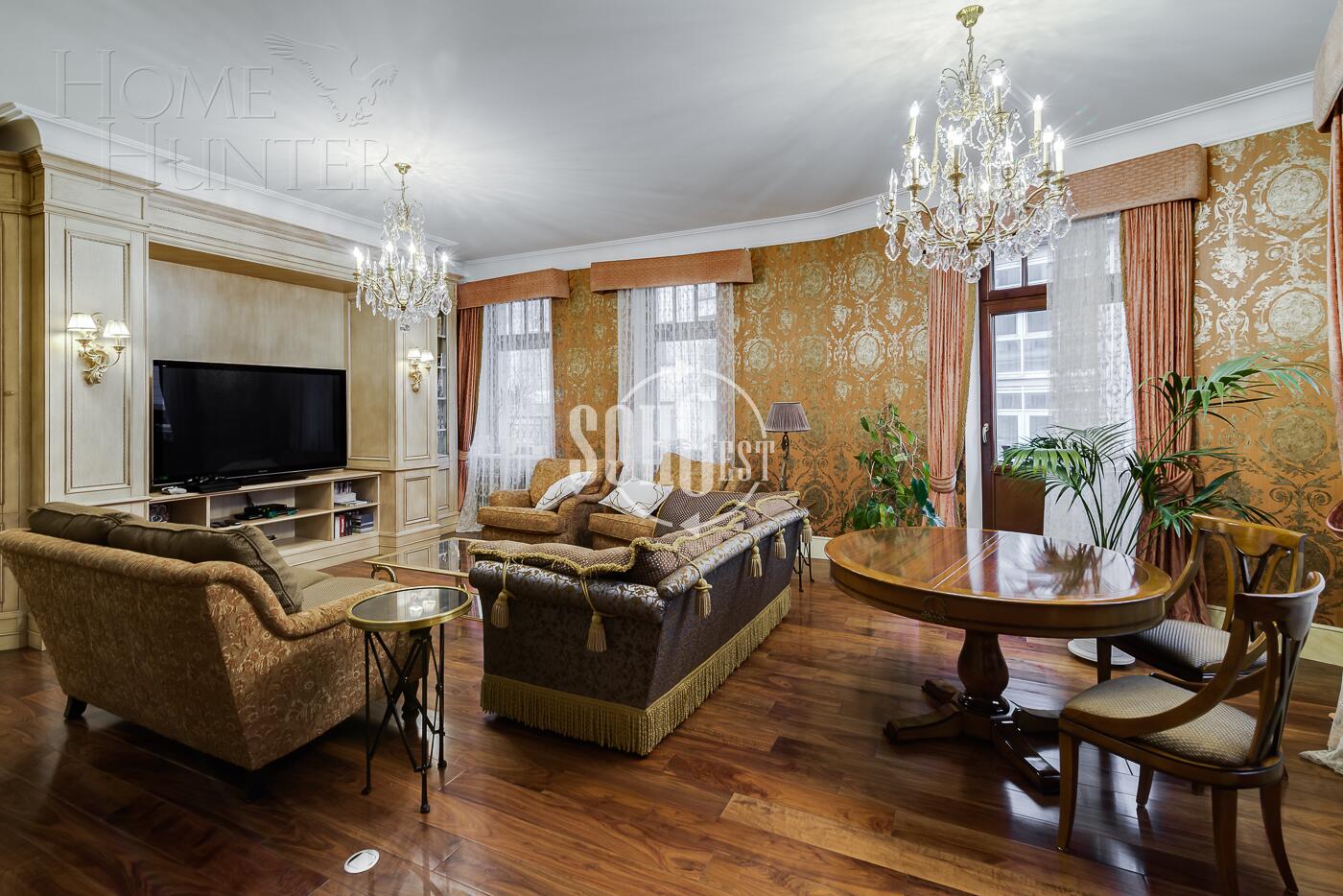 5-КОМН. КВАРТИРА С ОТДЕЛКОЙ 240 М² НА 3 ЭТАЖЕ