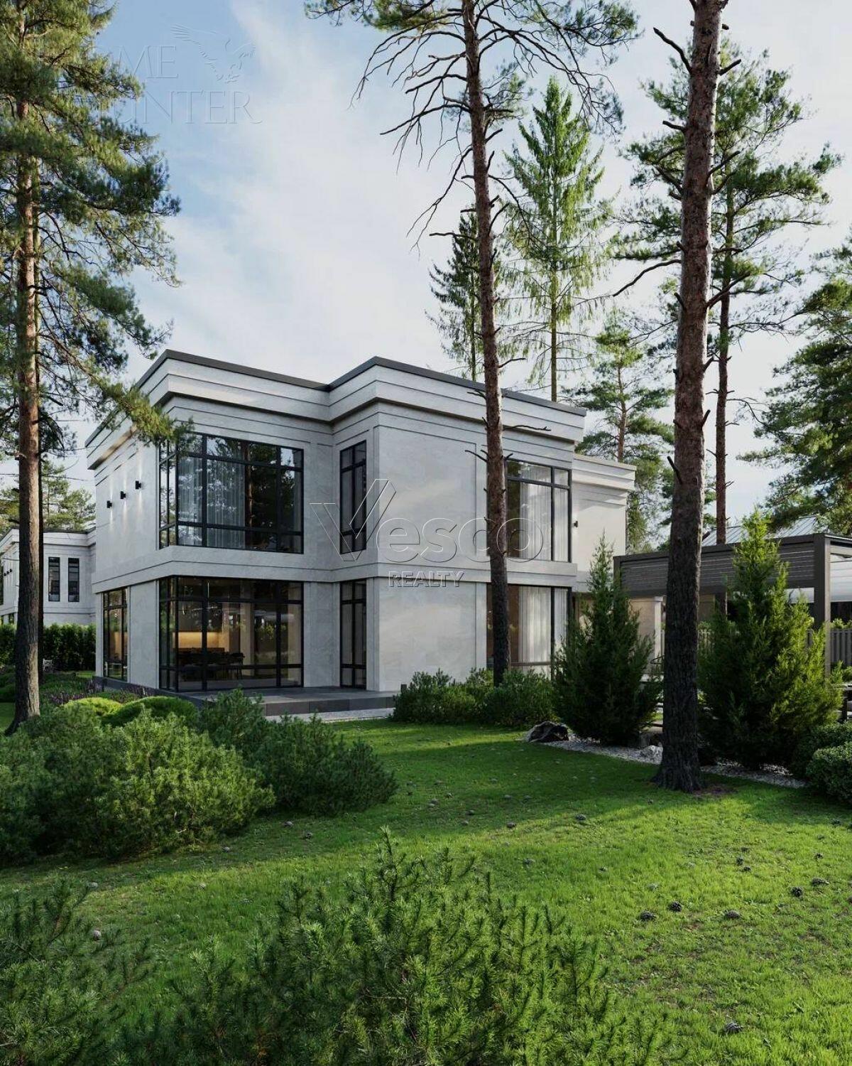 2-этажный коттедж 520 м² без отделки