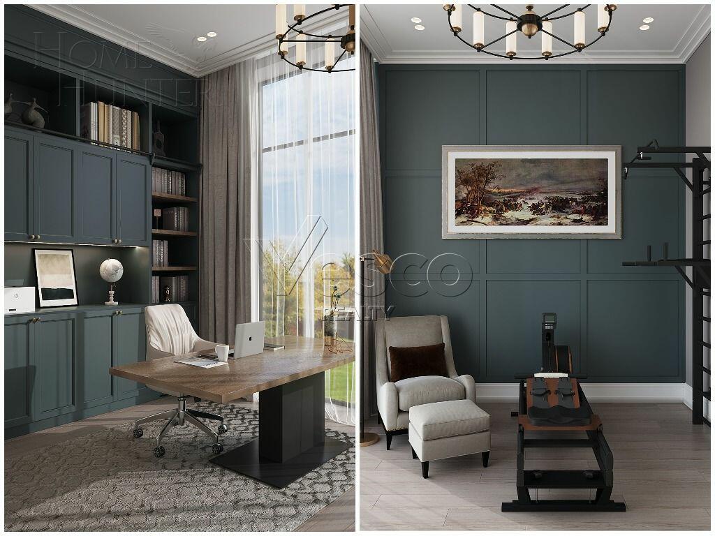 2-этажный коттедж 874.1 м² без отделки