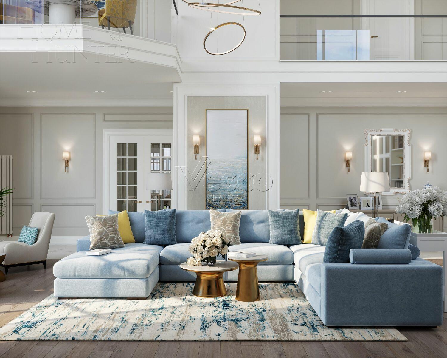 2-этажный коттедж 874.1 м² без отделки