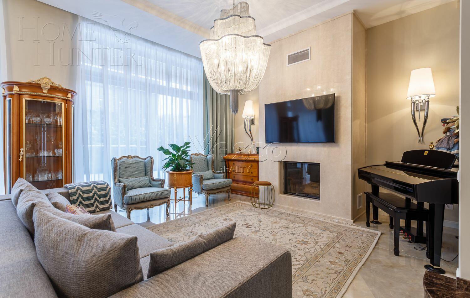 3-этажный таунхаус 360 м² с отделкой