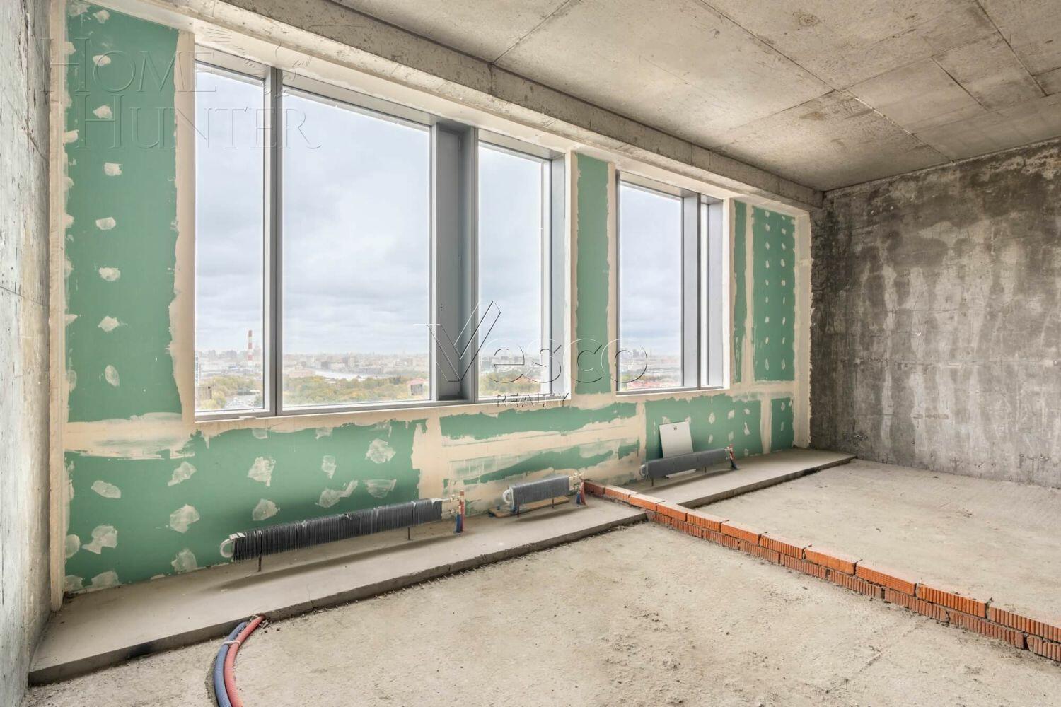 2-КОМН. КВАРТИРА БЕЗ ОТДЕЛКИ 97.7 М² НА 14 ЭТАЖЕ