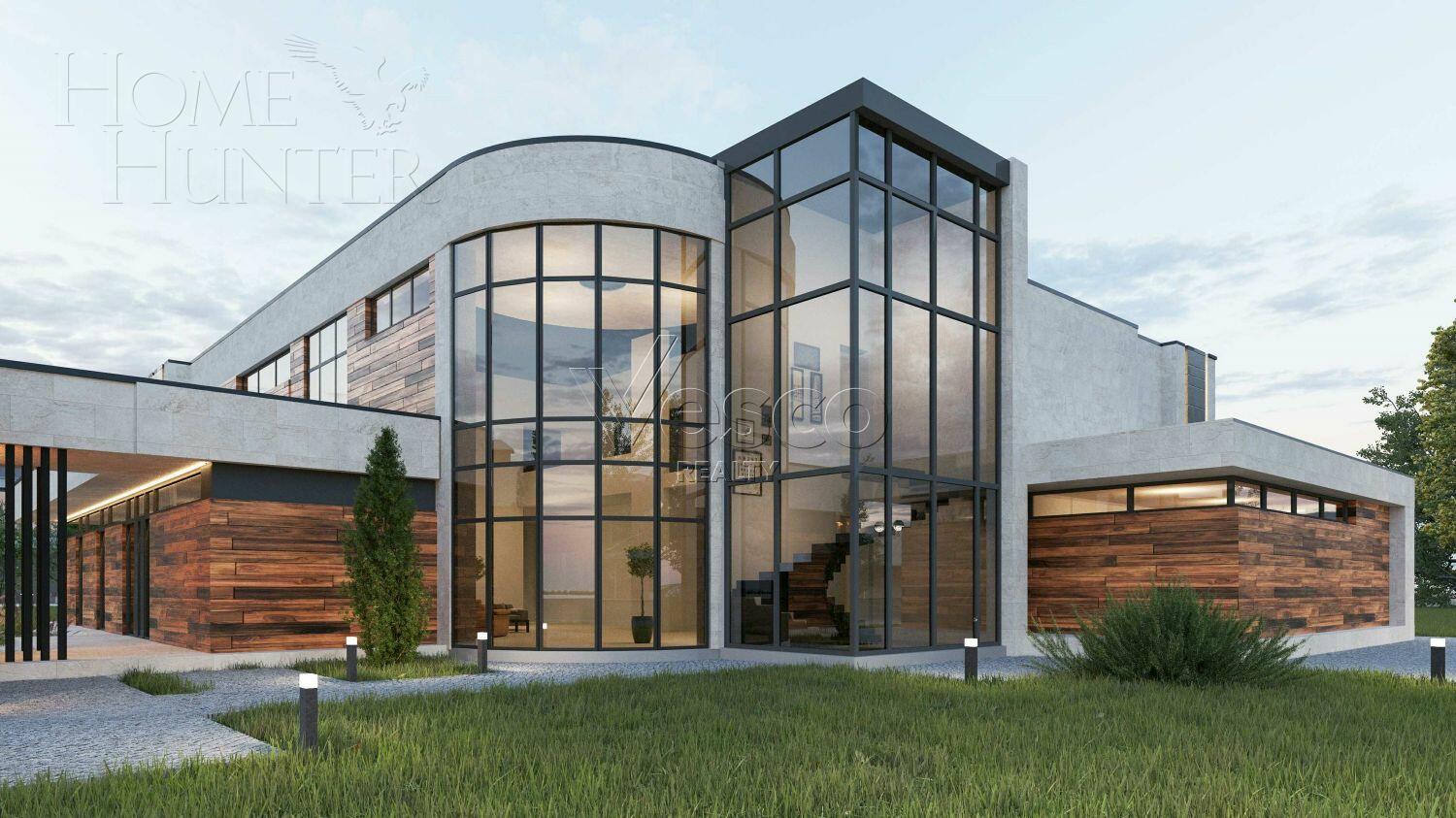 2-этажный коттедж 874.1 м² без отделки