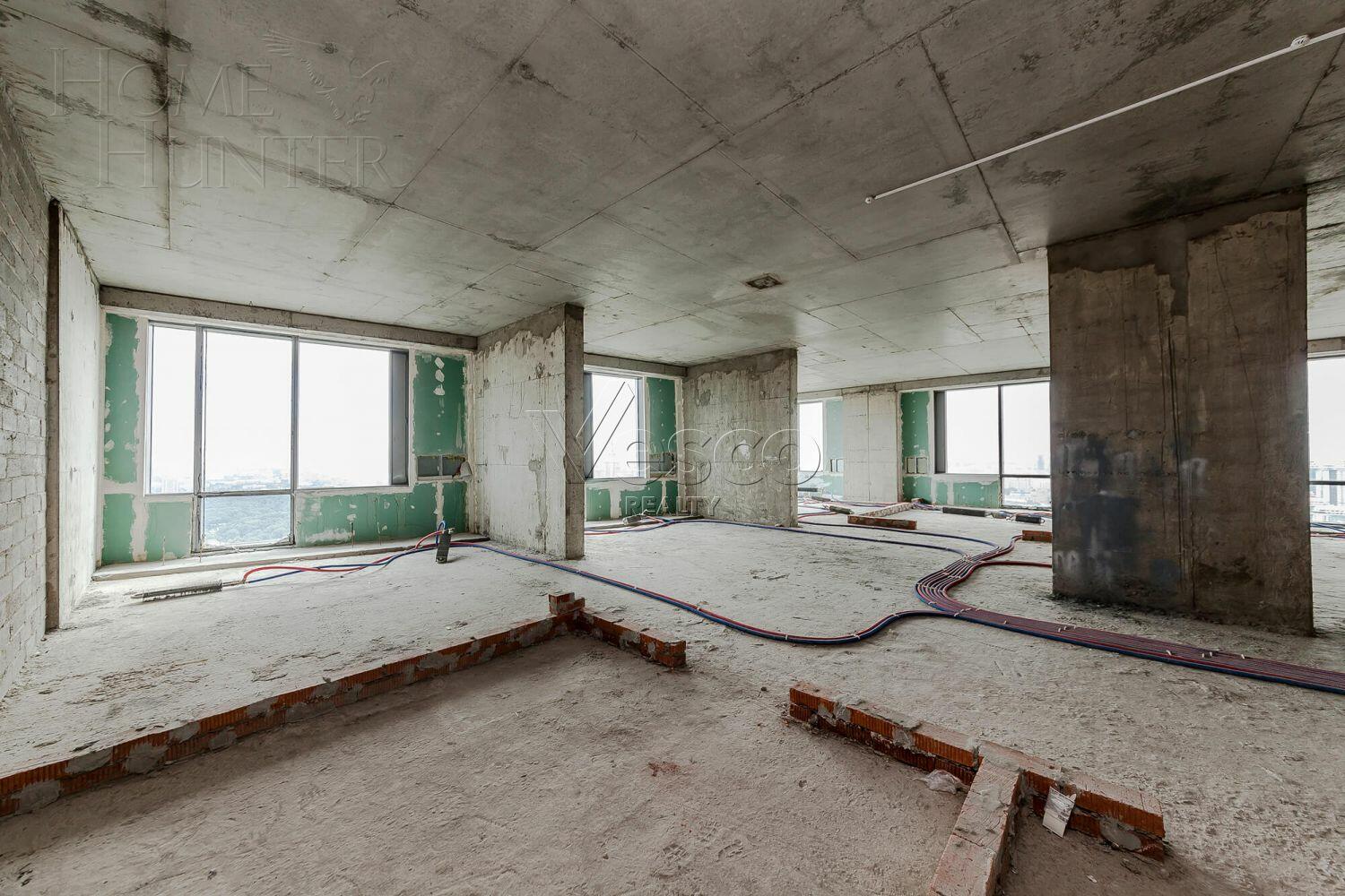 5-КОМН. КВАРТИРА БЕЗ ОТДЕЛКИ 163.9 М² НА 46 ЭТАЖЕ