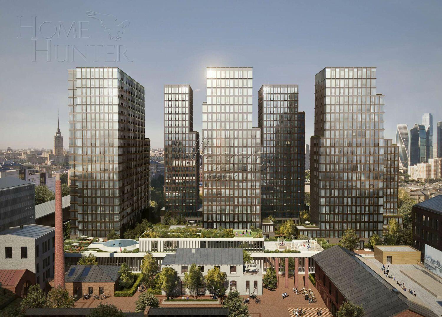 4-КОМН. ПЕНТХАУС С ОТДЕЛКОЙ 237 М² НА 15 ЭТАЖЕ