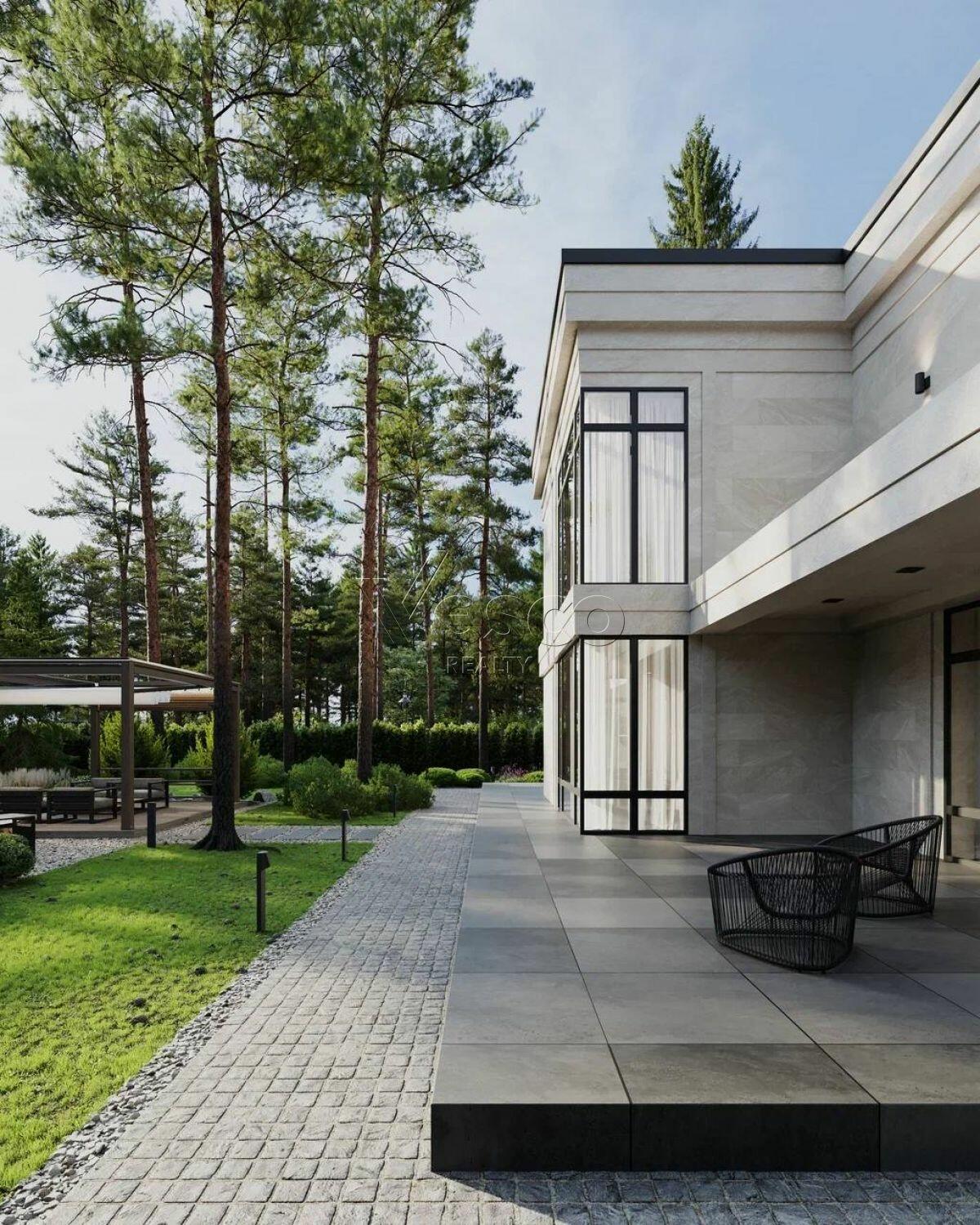 2-этажный коттедж 520 м² без отделки