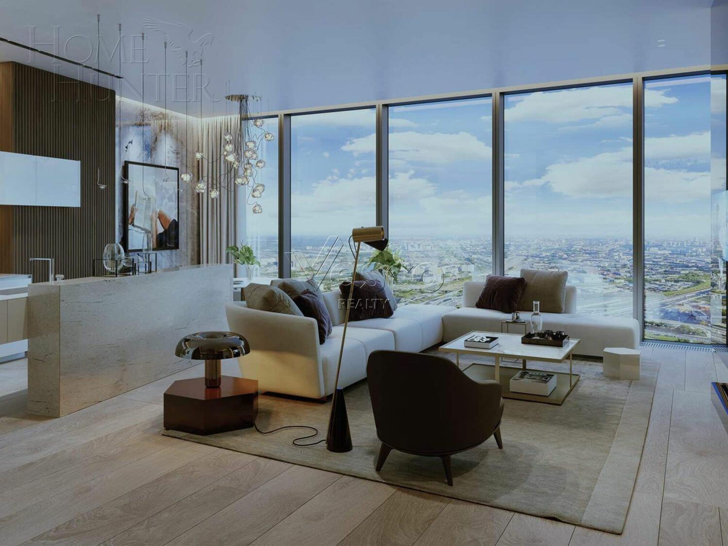 7-КОМН. АПАРТАМЕНТЫ БЕЗ ОТДЕЛКИ 353.2 М² НА 82 ЭТАЖЕ