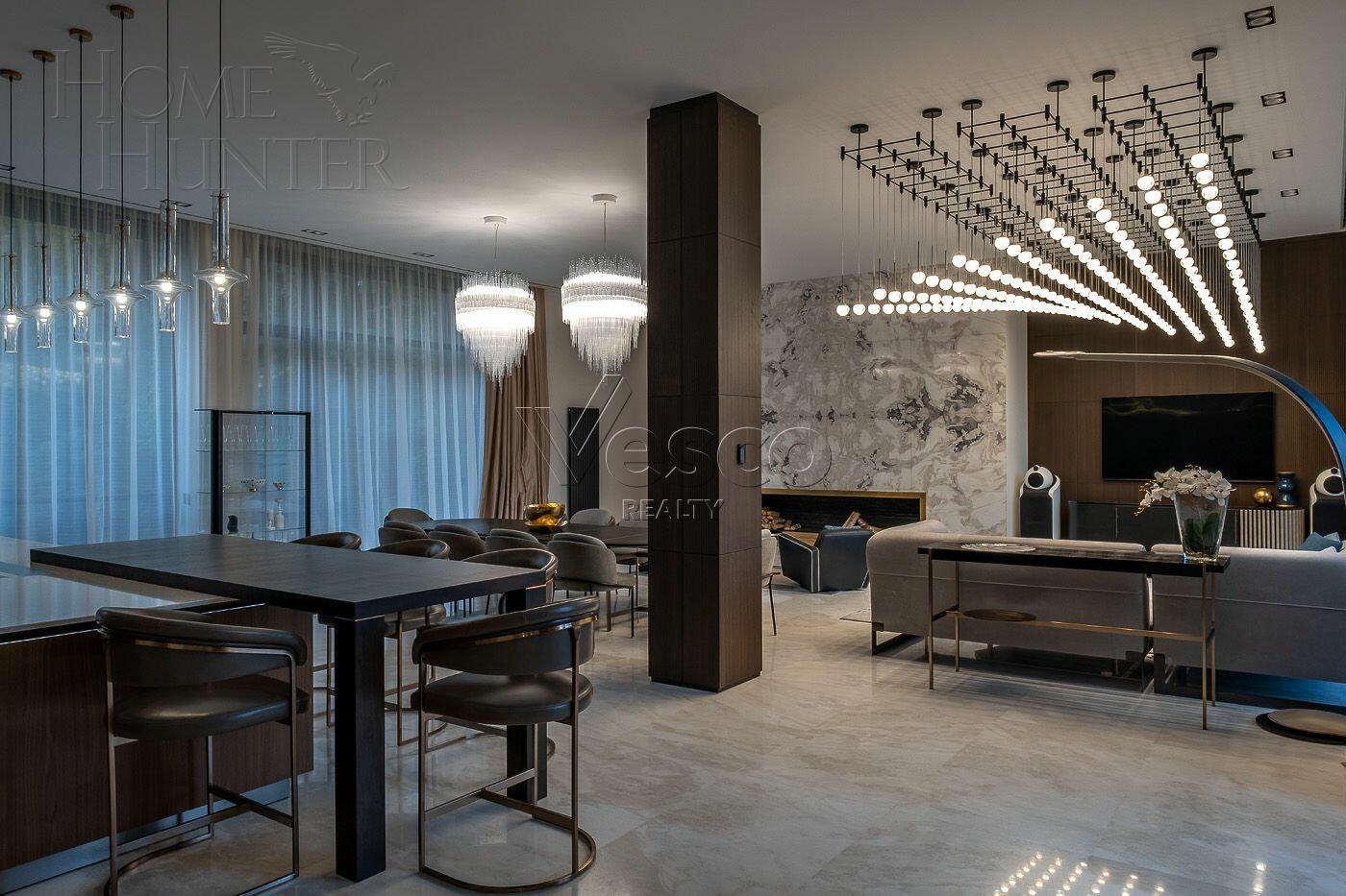 3-этажный коттедж 1 848 м² с отделкой