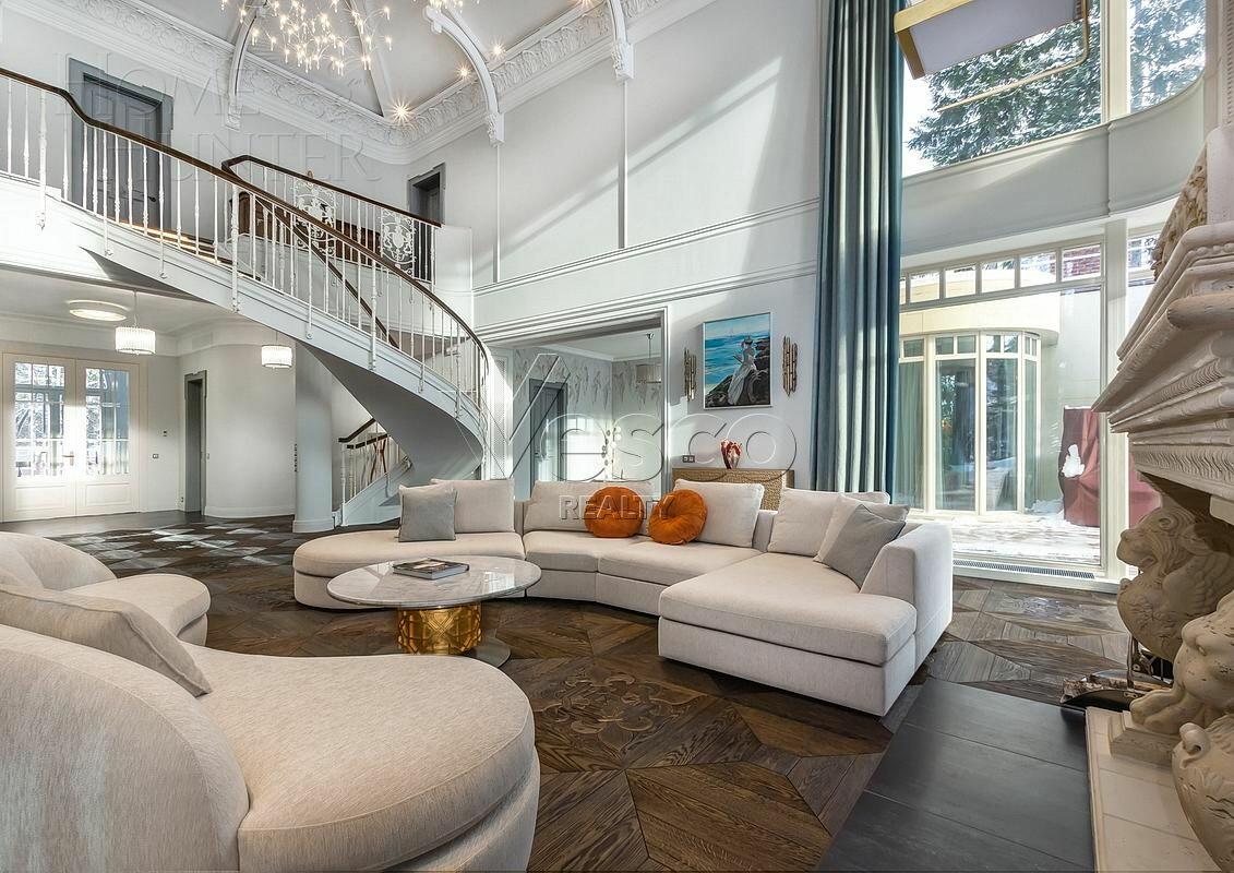 2-этажный коттедж 1 214 м² с отделкой