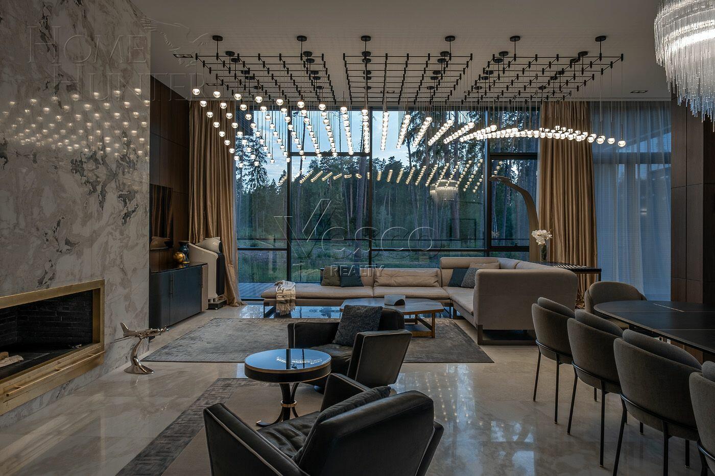 3-этажный коттедж 1 848 м² с отделкой