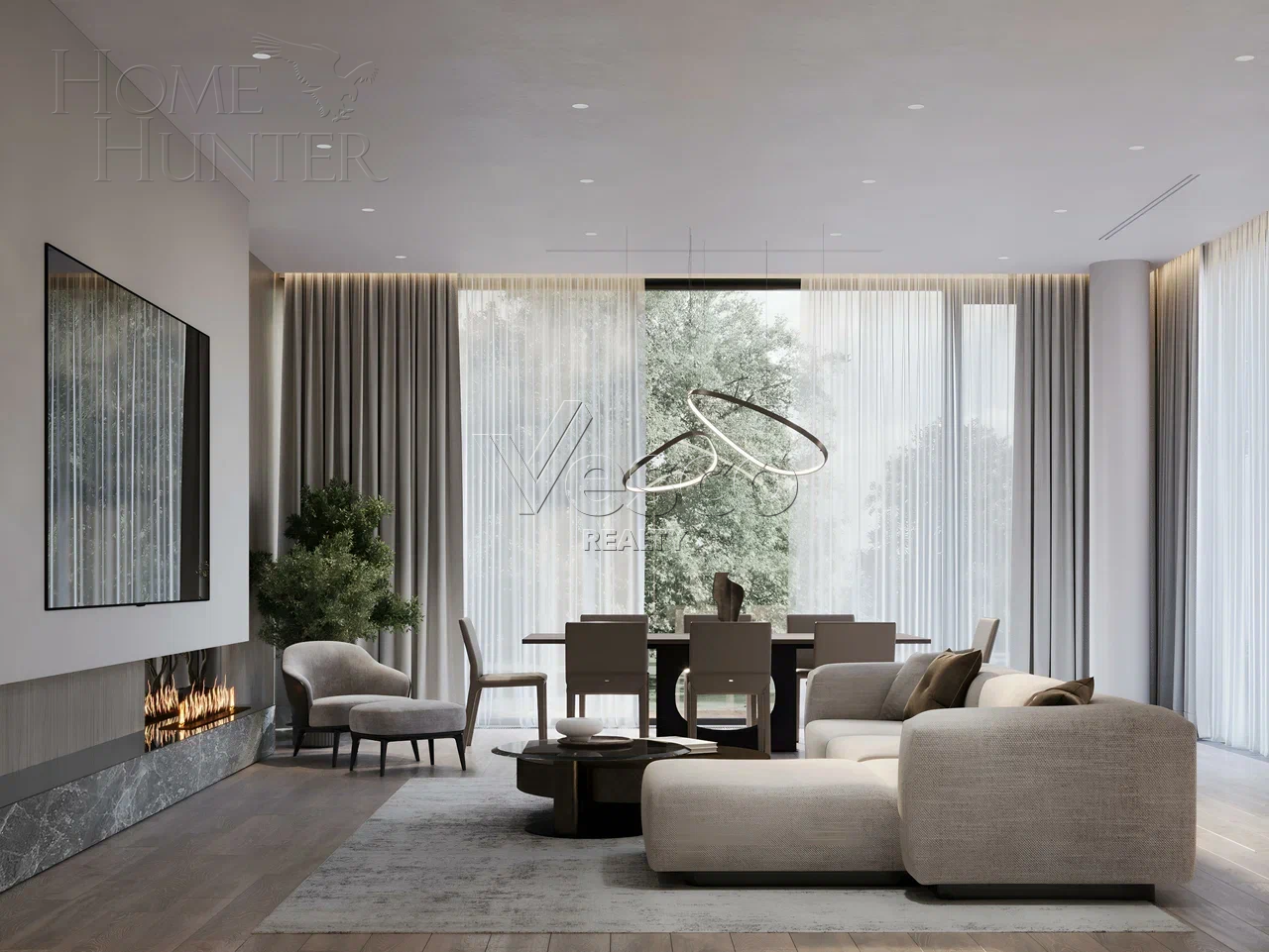 2-этажный коттедж 581 м² без отделки