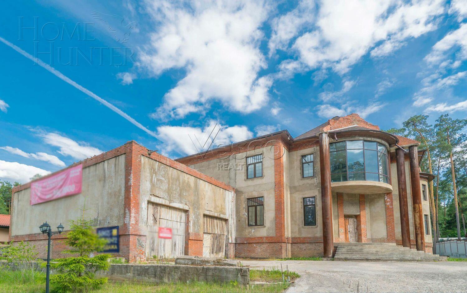 2-этажный коттедж 950 м² без отделки