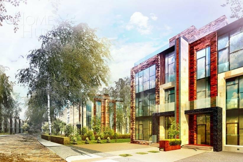 3-этажный таунхаус 311.57 м² без отделки