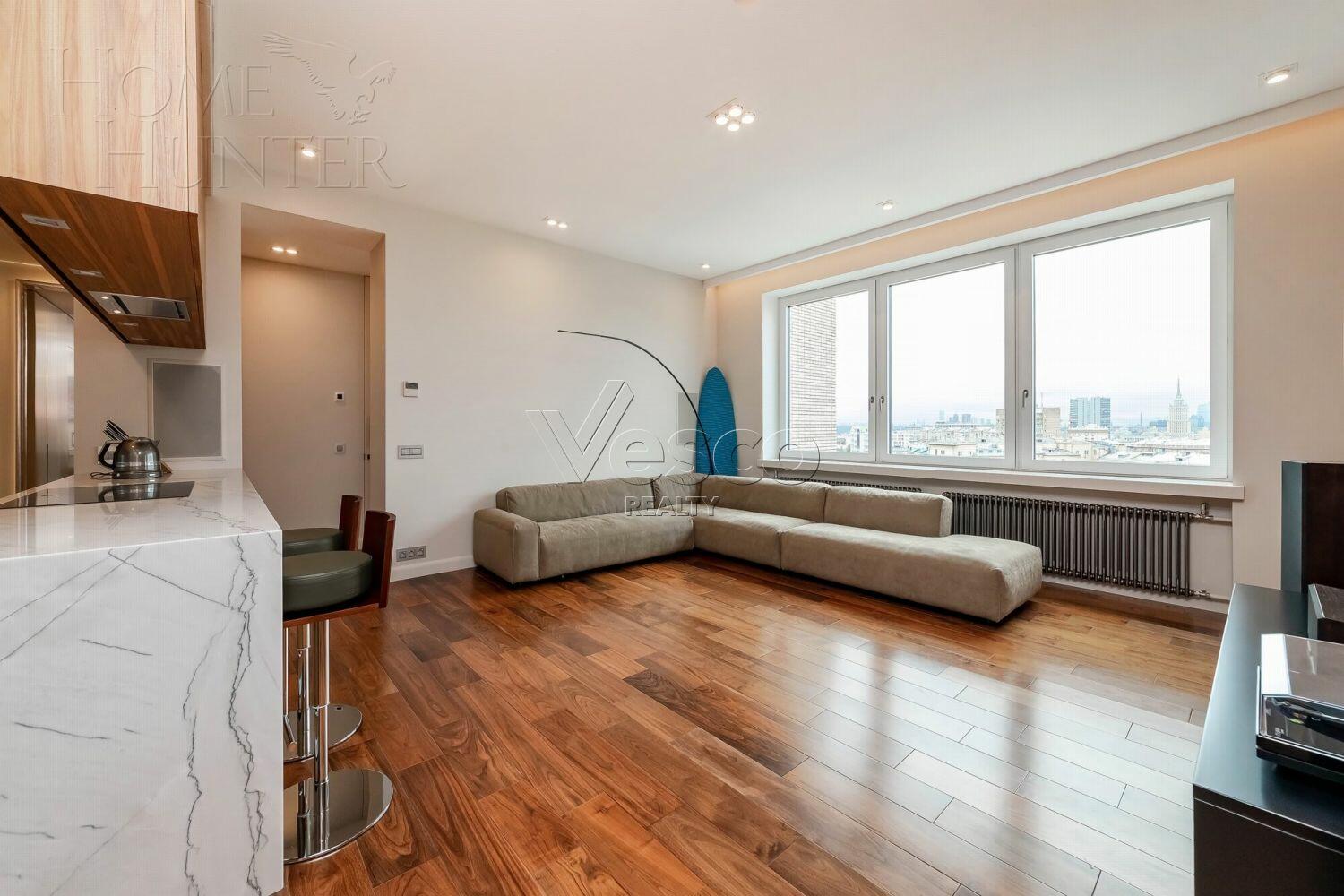 2-КОМН. КВАРТИРА С ОТДЕЛКОЙ 116.8 М² НА 12 ЭТАЖЕ